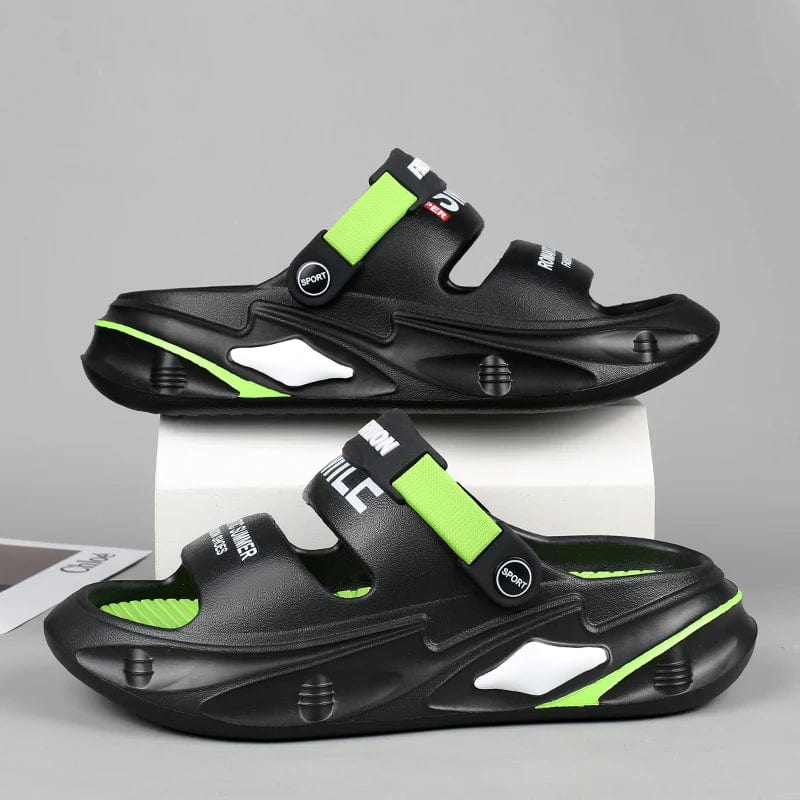 Claquettes homme bord de mer Smile
