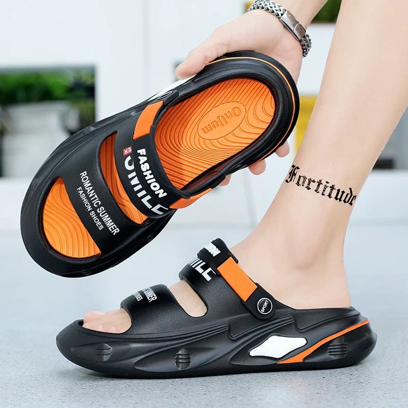 Claquettes homme antidérapantes plage