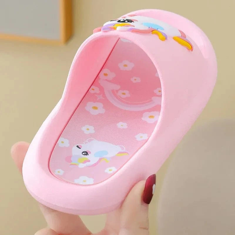 Chaussures plage enfant avec licornes mignonnes