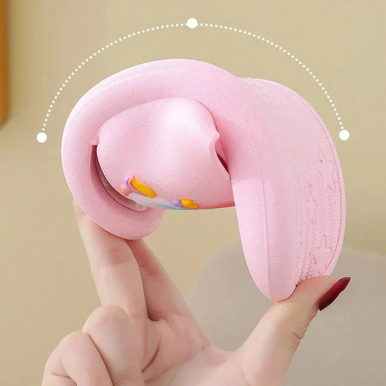Sandales de plage pour enfants thème licorne