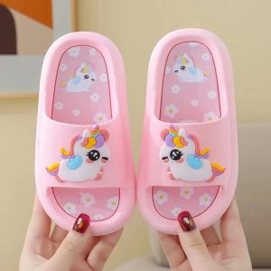 Sandales de plage enfant avec motif licorne