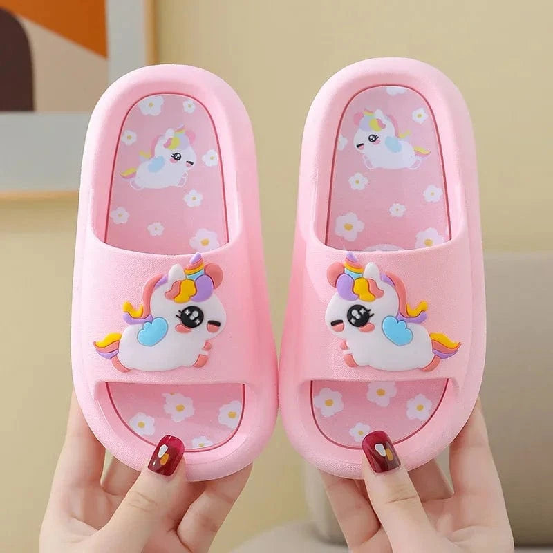 Sandales de plage enfant avec motif licorne