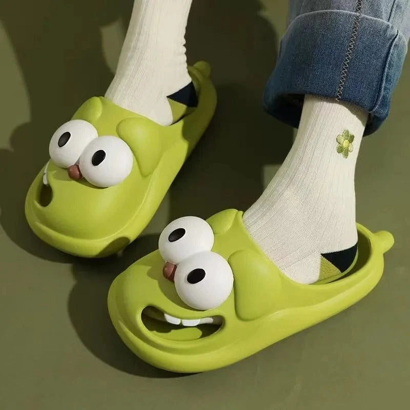 Modèle coloré de sandales pour la plage pop