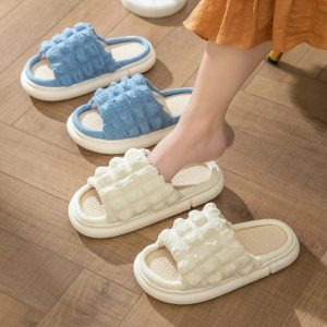 sandales de plage femme tropical motif palmier