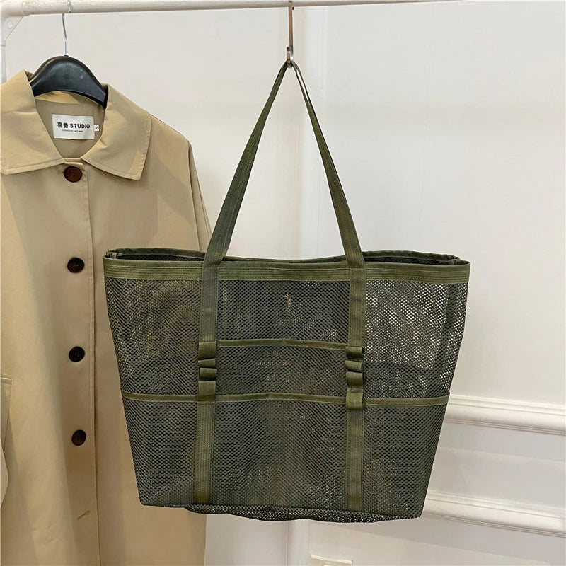 Design moderne du sac de plage Lotho en maille