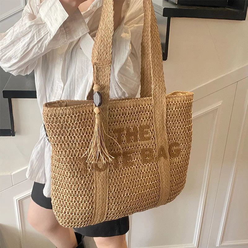 Accessoire de mode en paille Anja