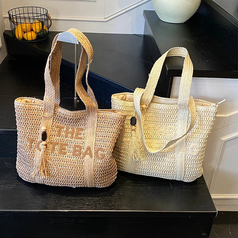 Sac à main paille pour femme Anja chic
